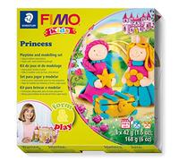 STAEDTLER FIMO Kids Form&Play Princess, Kit Gioco per Creare Le proprie Principesse con la Pasta Morbida modellabile FIMO per Bambini, 8034 06 LY