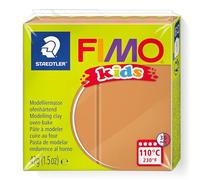 STAEDTLER FIMO Kids, Pasta modellabile termoindurente, per Bambini, panetto da 42 Grammi di Colore Marrone Chiaro, 8030-71