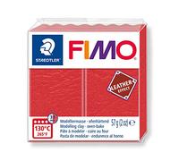 Staedtler- Fimo Leather-Effect Pasta per Modellare in Forno, Colore Anguria, 57 g, 8010-249 ST