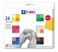 Staedtler FIMO Morbido Forno Indurente Modellante Clay - Colori Assortiti, 24 X