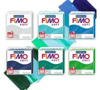 Staedtler Fimo Morbido Polimero Forno Modellante Clay - Freddo Tonalità - Set Di