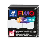 STAEDTLER FIMO Professional 8040 - Pasta per modellare il forno, appositamente progettata per professionisti e artisti, prodotto singolo bianco, 8040-0