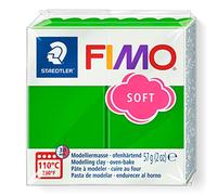 STAEDTLER FIMO Soft 8020 Pasta modellabile - Verde Tropicale, 57 g | Pasta polimerica da forno, morbida & facile da miscelare - gioielli, perline & decorazioni - Art.-Nr. 8020-53