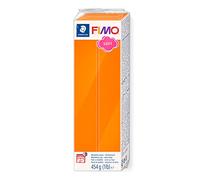 STAEDTLER ofenhärtende Modelliermasse FIMO soft, mandarine, Großblock 454g, weic