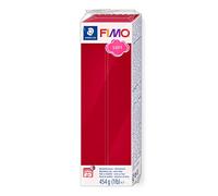 STAEDTLER ofenhärtende Modelliermasse FIMO soft, kirschrot, Großblock 454g, weic