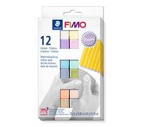 Staedtler Fimo Morbido Forno Indurente Pasta da Modellare 12 x 25 G Blocchi -