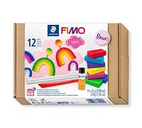 STAEDTLER 8023 10 FIMO Soft Oven-Hardening Polymer Modelling Clay - Starter Kit,
