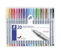 Staedtler Fineliner Triplus 0.3mm set (20)