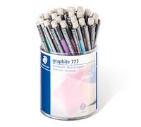 STAEDTLER graphite 777 matita a scatto 0,5 mm astuccio 36 pezzi pastello | Superficie Soft-Touch, gomma extra grande - colori pastello assortiti - Codice articolo 777 KP36PA
