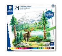 STAEDTLER Journey 146C - Matite in scatola di metallo, 24 colori assortiti