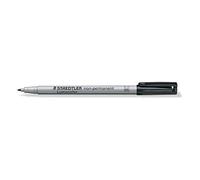 STAEDTLER Lot de 3 Marqueurs Lumocolor Non-permanent 315 Moyen 1 mm Noir