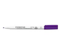 Staedtler Lumocolor 301 - Pennarello cancellabile a secco punta media 1 mm viola, 10 Pezzi
