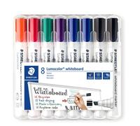 Staedtler Lumocolor 351 B WP8X Whiteboard Marker (Chisel Tip Approx. 2 or 5 mm
