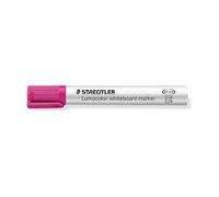 STAEDTLER LUMOCOLOR 351 ROTULADOR PARA PIZARRA - PUNTA REDONDA - TRAZO 2MM - CAPPUCCIO CON CLIP - COLOR ROSA