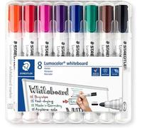 Staedtler Lumocolor 351 WP8 marcatore permanente Tipo di punta Nero, Blu, Marrone, Verde, Arancione, Rosso, Viola, Giallo 8 pz NEW