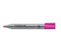 STAEDTLER Lumocolor 356 pennarelli lavagna rosa 10 pezzi punta 2 mm | Punta arrotondata, inchiostro a base d’acqua che asciuga in pochi secondi - per lavagne a fogli mobili - cod. art. 356-20