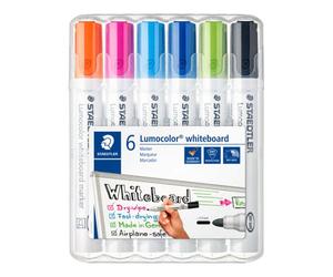 Staedtler Lumocolor Brights Whiteboard Marker 6pcs