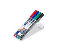 Pennarello Astucci Lumocolor Permanent 313 punta 0.4mm 4 colori Staedtler