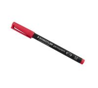 STAEDTLER Lumocolor marqueur permanent 317M, rouge, Tracé 1mm
