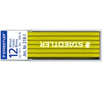 Staedtler Lumocolor - Mine non permanenti omnichrom, giallo, 1 confezione, contenuto della confezione: 12 pezzi