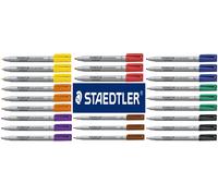 Staedtler Lumocolor Non Permanente Pennarello 315 Tonda Punta Confezione Di 10