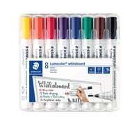 Marcatore cancellabile Lumocolor whiteboard 351 - tratto 2,0 mm - Staedtler - astuccio 8 pezzi