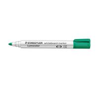 Staedtler Lumocolor 351 Whiteboard-Marcatore Punta Tonda e Picco Cuneo, Verscheidene Colori a Scelta ( Punta Tonda Nero, 10)