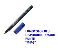 Staedtler Lumocolor permanent "M-F-S"Marcatore indelebile BLU CONF. 10 PZ.