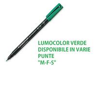 Staedtler Lumocolor permanent "M-F-S"Marcatore indelebile VERDE CONF. 10 PZ.