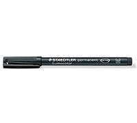 STAEDTLER LUMOCOLOR rotulador permanente (M) punta media 1 mm negro ref. 317-9