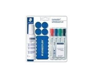 Staedtler Lumocolor whiteboard set 613 S Set di accessori (WB Lumocolor tilbehrsst komplet) NEW
