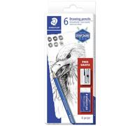 Staedtler Lumograph 61 100 C6 Kit matite Descrizione Durezza: 6B, 4B, 2B, B,