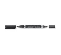Staedtler Marcatore 348-9 CF10MARCATORI LUMOCOLOR DUO NERO