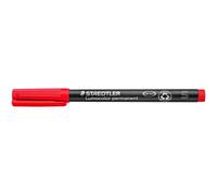 Staedtler - Marchio Permanente, colore Rosso, Pacco da 10