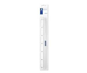 STAEDTLER Mars 563 Righello in alluminio - 30 cm, antiscivolo | Righello in metallo infrangibile con superficie antiscivolo - scuola & ufficio - Art.-Nr. 563 30