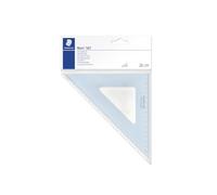Staedtler Mars 567, Squadra da Disegno di Plastica Blu Trasparente, 45 Gradi di Angolo e 26 Centimetri di Ipotenusa, 567 26-45