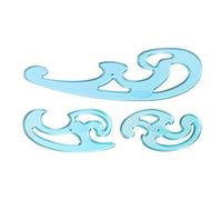 Staedtler Mars 571 Francese Curve Dima Stencil " Set Di 7.6cm A B C Forme