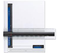 STAEDTLER Mars 661 Tavola da disegno - A4, con riga parallela | Doppia scanalatura per scorrimento fluido, plastica resistente agli urti - Art.-Nr. 661 A4