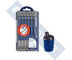 STAEDTLER Mars 780 C PR5 - Matita con temperamatite integrato da 2 mm, 5 e 1 Promotion + temperamatite 520