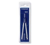 Staedtler Mars Basic - Compasso Scuola Media Elementare e Superiore, Include Astuccio e Tubetto Mine Compasso, Ideale per Cancelleria Scuola e Cartoleria - Materiale Scolastico e Cose per la Scuola