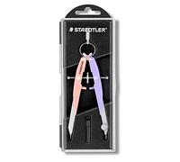 Staedtler Mars Comfort - Compasso Scuola Media Elementare e Superiore con Astuccio e Tubetto Mine Inclusi, Ideale per Cancelleria Scuola Ufficio e Cartoleria, Materiale Scolastico e Cose per la Scuola