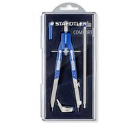Staedtler Mars Comfort - Compasso Scuola Media Elementare e Superiore, Include Astuccio e Tubetto Mine, Ideale per Cancelleria Scuola Ufficio e Cartoleria - Materiale Scolastico e Cose per la Scuola