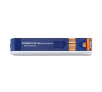 STAEDTLER Mars Lumochrom 204 mina da disegno - Arancione, 2 mm, 12 pezzi | Mine di ricambio per matite a mina ricaricabile - Matite da disegno per cartoncino - Codice articolo 204-4