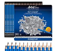 STAEDTLER 100G24 - Matita, grado di durezza assortito, 24 punte