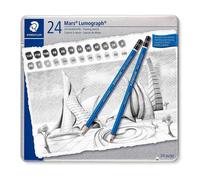 STAEDTLER 100G24 - Matita, grado di durezza assortito, 24 punte