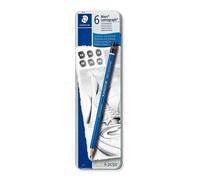 Staedtler Mars Lumograph - Astuccio Metallico con 6 Matite da Disegno Premium