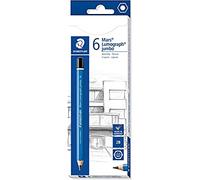 Staedtler Mars lumograph Jumbo 100J - Matita grafite Gros modulo 2B, 6 Pezzi