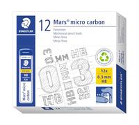 Staedtler Mars® micro carbon 250 0.3mm HB 12Mine | Mine sottili resistenti alla rottura e stabili - sensazione di scrittura morbida, in confezione - Codice articolo 250 03-HB