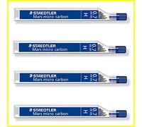 STAEDTLER Mars Micro Carbon 250 0,7 mm H - Ricariche per matite - 4 tubi/confezioni (48 cavi) - H
