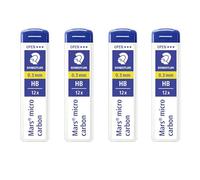 STAEDTLER Mars Micro Carbon 250 - Ricariche per matita HB, 0,3 mm, confezione da 4